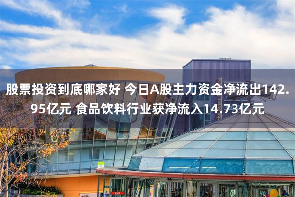 股票投资到底哪家好 今日A股主力资金净流出142.95亿元 食品饮料行业获净流入14.73亿元